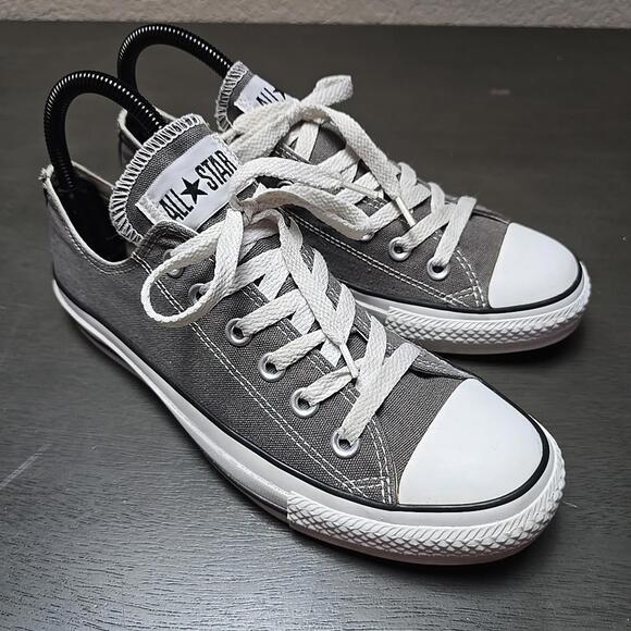 Converse Other - Converse All Star Chuck Taylor Shoes M6 W8 Gray Low Top Sneakers Athletic 1J794